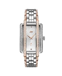Jbw Women's Mink Diamond (1/8 ct.t.w.) Stainless Steel Watch