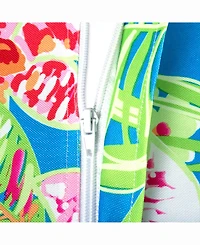 Summer Floral Outdoor Table cloth with Zipper 60" Round