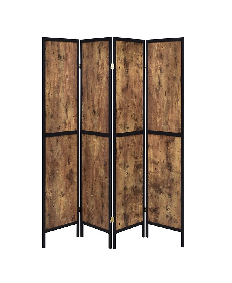 Garden 4-Panel Folding Screen