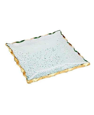 Godinger Harper 7" Square Plates - Set of 4