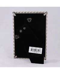 Lawrence Frames 710046 Silver Metal Rope Picture Frame - 4" x 6"