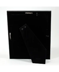 Lawrence Frames Black Gallery Frame Matted To 5" x 7" - 8" x 10"
