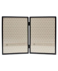 Lawrence Frames Hinged Double Simply Black Picture Frame - 5" x 7"