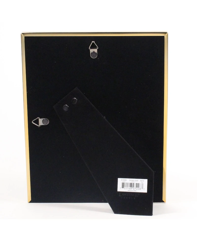 Lawrence Frames Simply Gold Metal Picture Frame - 8" x 10"