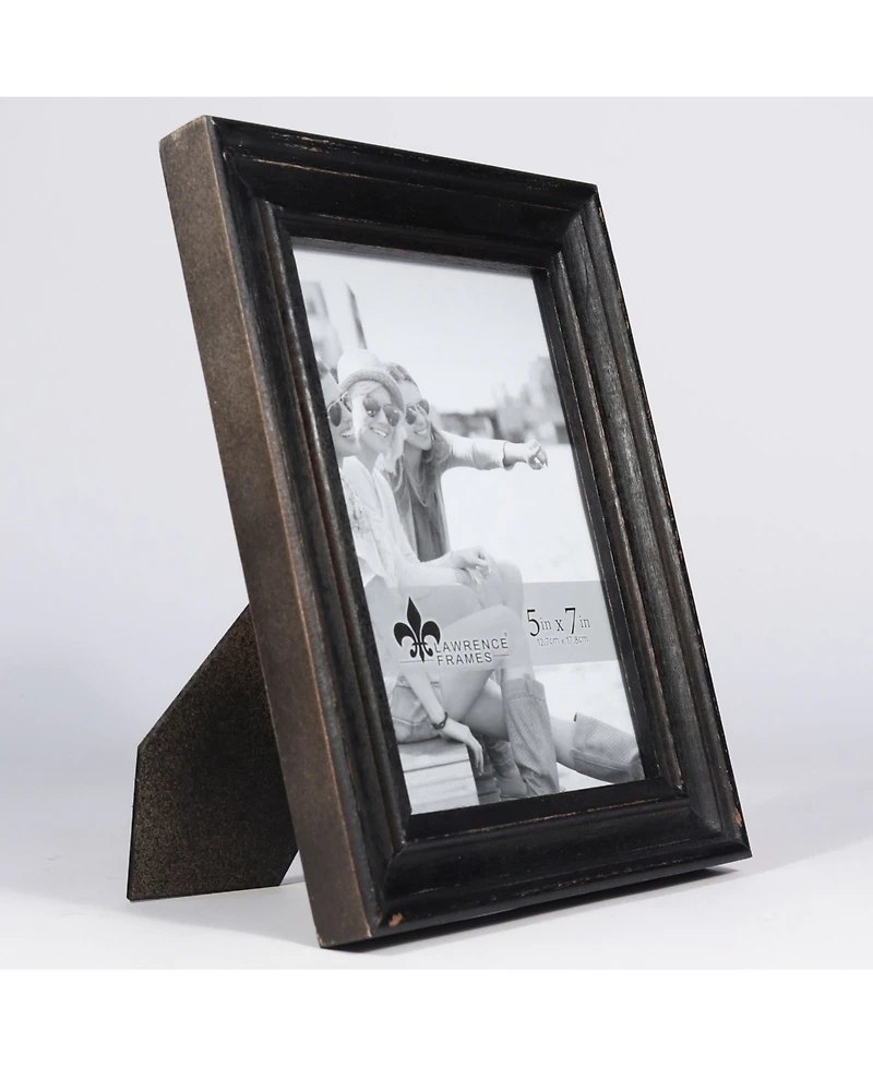 Lawrence Frames Durham Weathered Black Wood Picture Frame