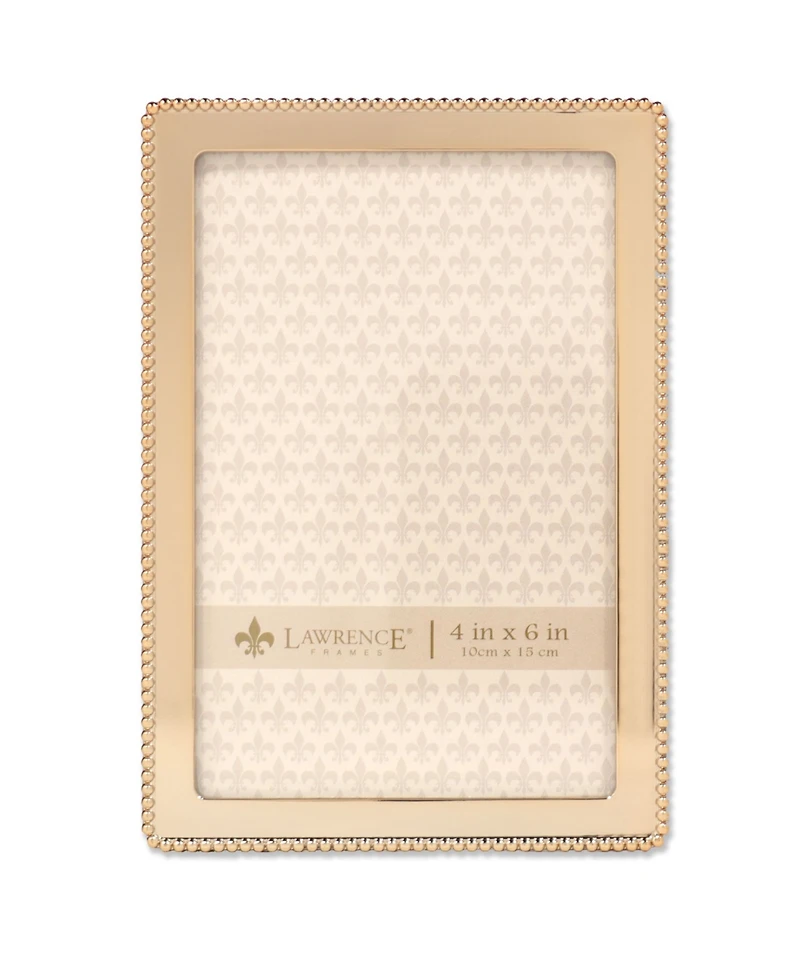 Lawrence Frames Gold Metal Picture Frame - Classic Bead