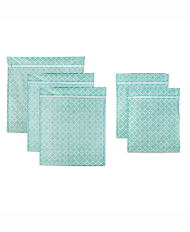 Design Import Lattice Set G Mesh Laundry Bag, Set of 5