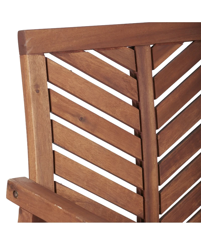 48" Patio Wood Love Seat
