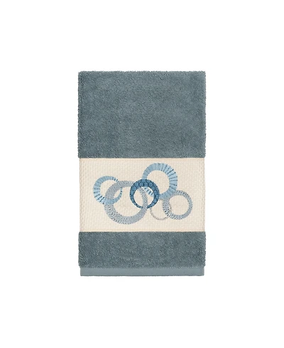 Linum Home Turkish Cotton Annabelle Embellished Hand Towel