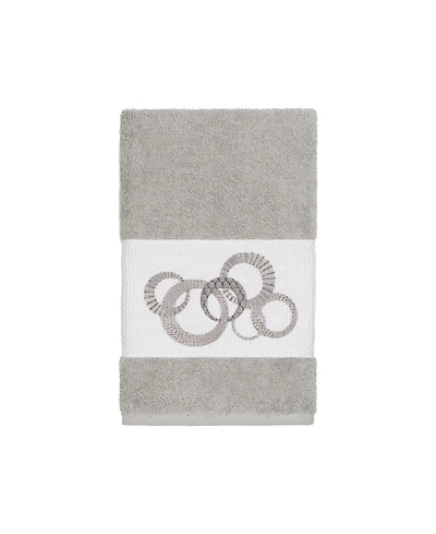 Linum Home Turkish Cotton Annabelle Embellished Hand Towel