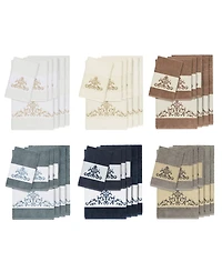 Linum Home Turkish Cotton Scarlet -Pc. Embellished Towel Set