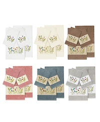 Linum Home Turkish Cotton Serenity -Pc. Embellished Towel Set