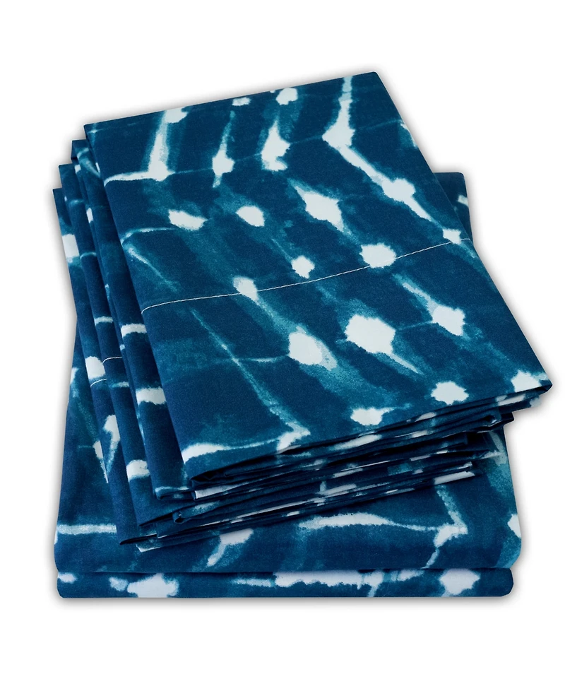Sweet Home Collection Printed 6-Pc. Sheet Set