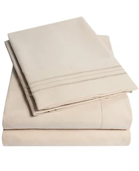 Sweet Home Collection Microfiber 3-Pc. Sheet Set