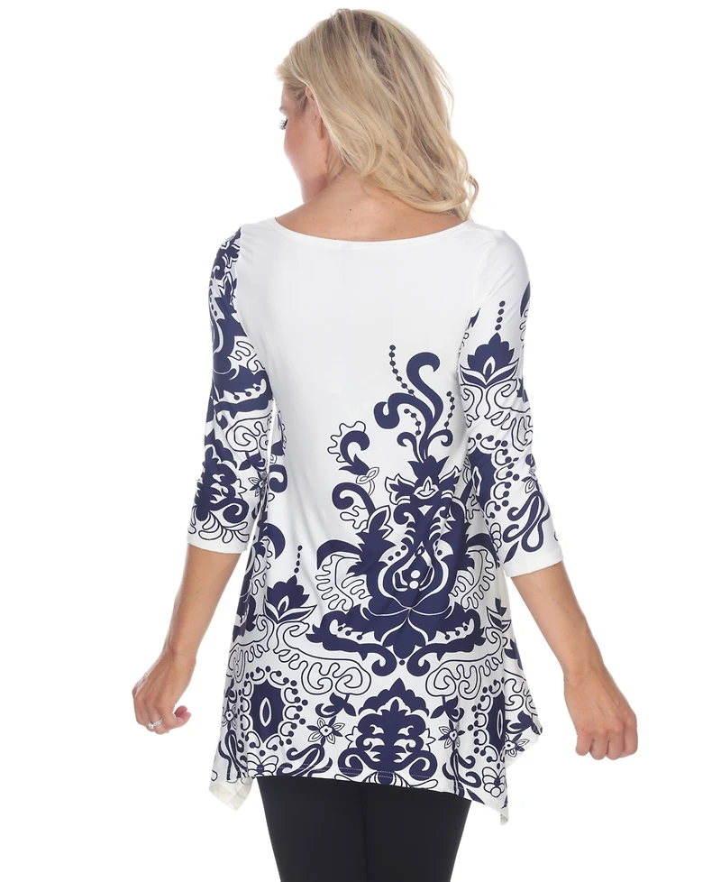 White Mark Women's Yanette Tunic