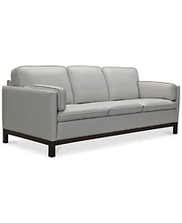 Closeout! Virton 87" Leather Sofa, Created for Macy's