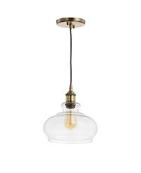 Jonathan Y Wyatt 9.5" Adjustable Drop Pharmacy Led Pendant
