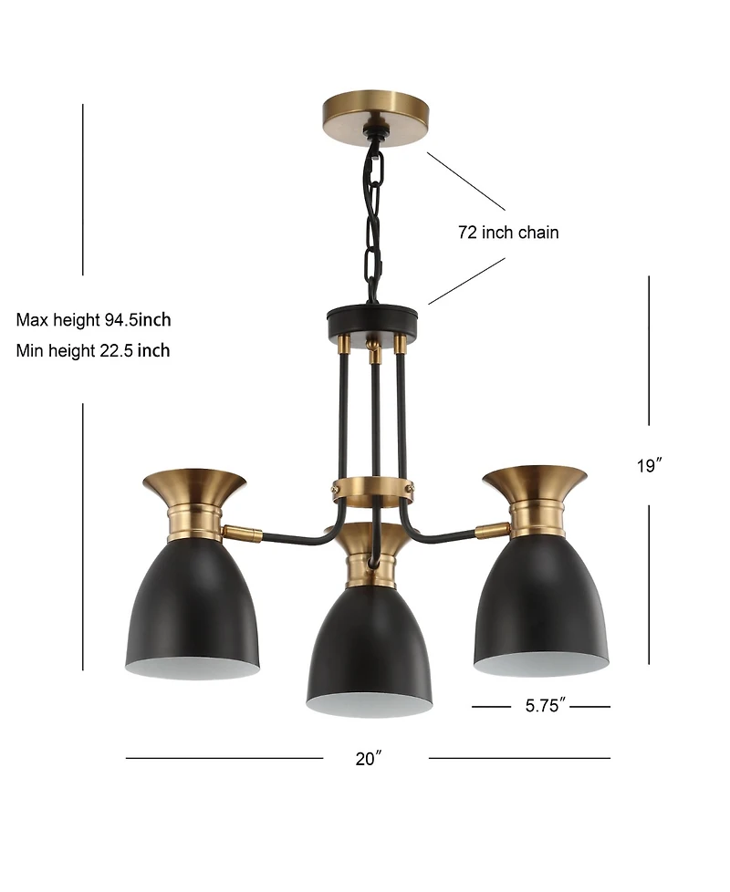 Jonathan Y Middleton 3-Light Led Pendant
