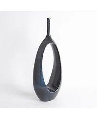 Global Views Open Oval Ring Vase
