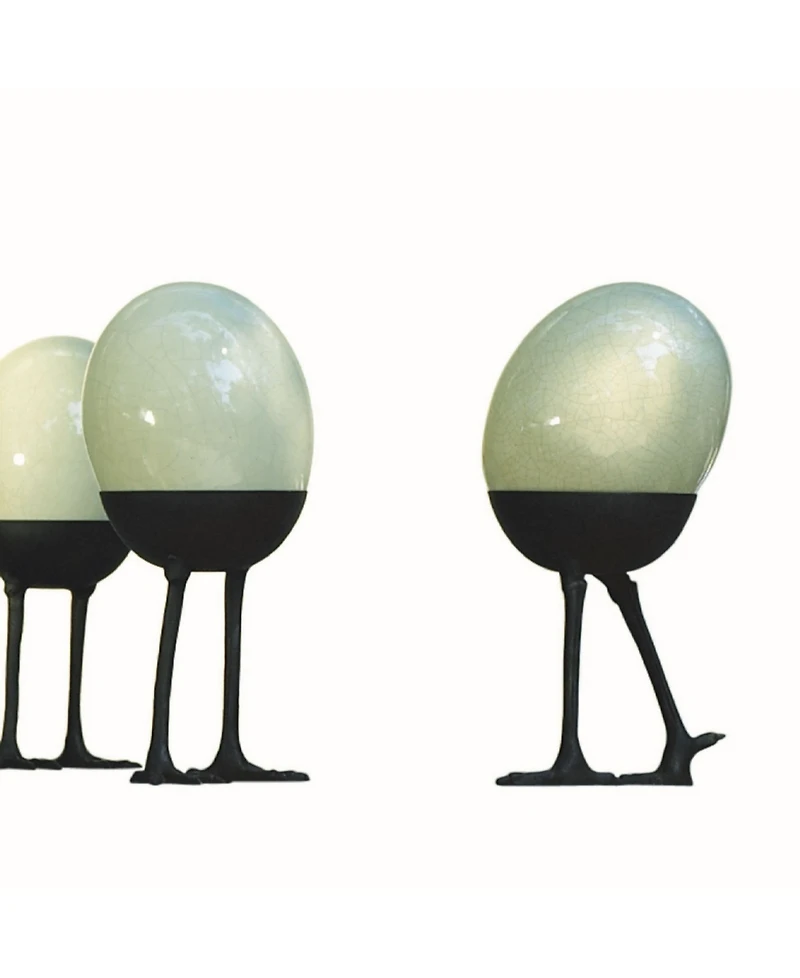 Global Views Ostrich Egg on Legs Standing