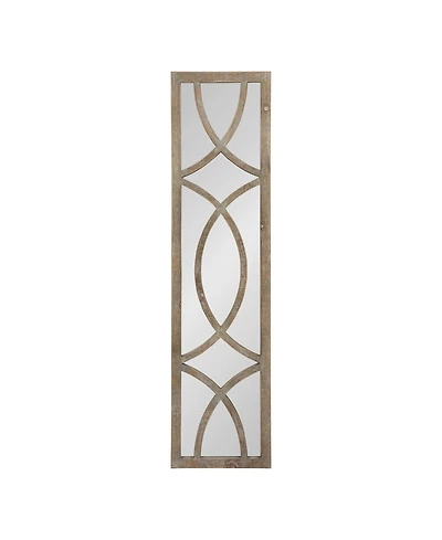 Kate and Laurel Tolland Wood Panel Wall Mirror