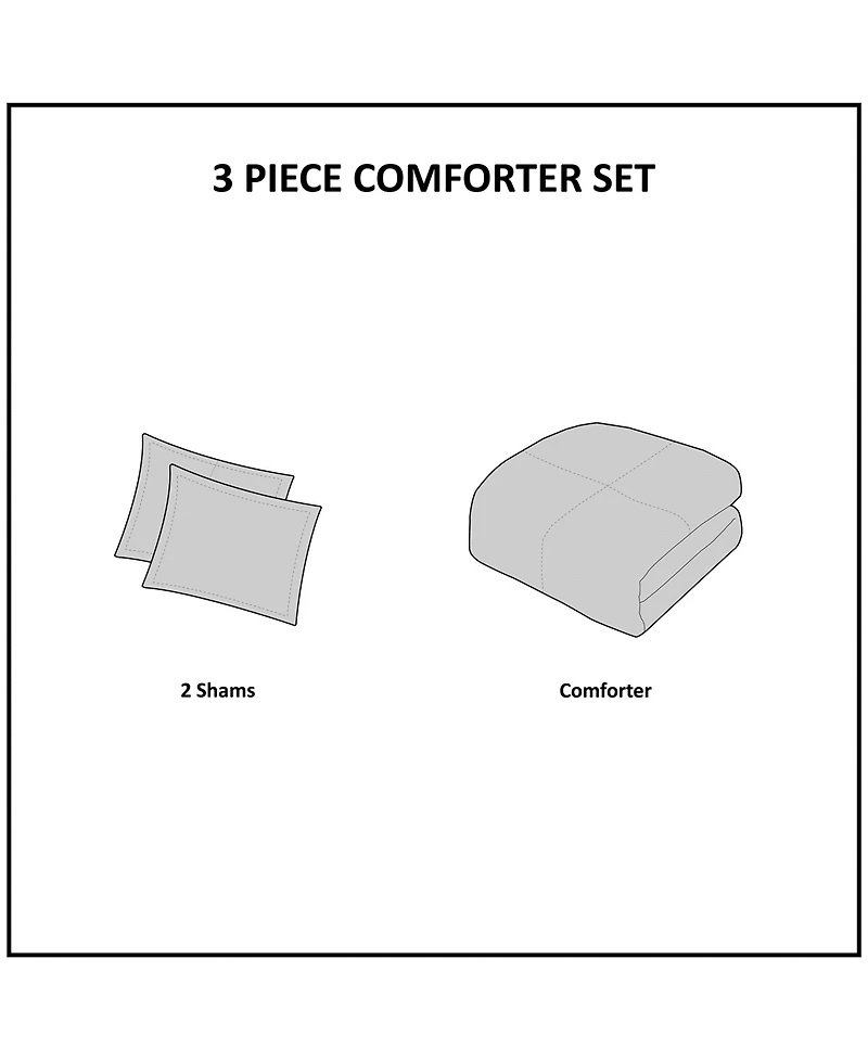 Ink+Ivy Masie Tufted Comforter Set, Full/Queen