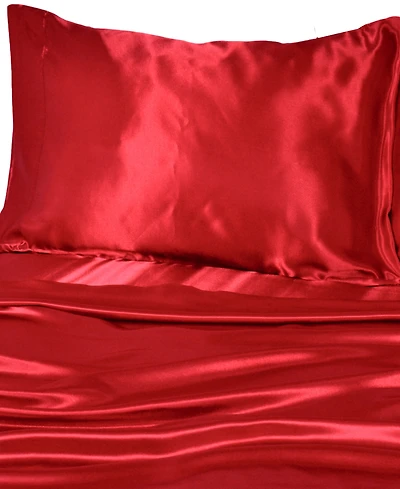 Beatrice Home Fashions Luxurious Satin -Pc. Sheet Set