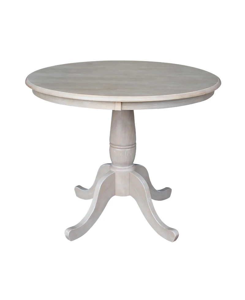 International Concepts 36" Round Top Pedestal Table