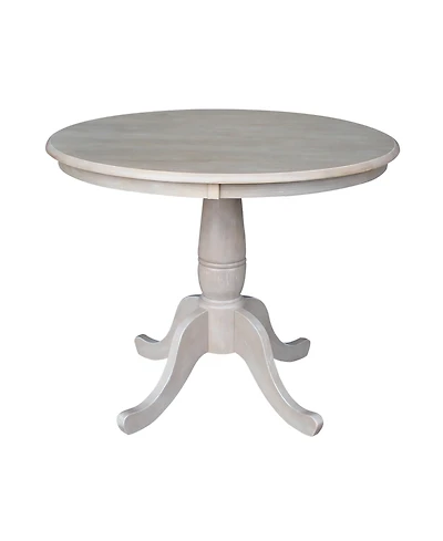 International Concepts 36" Round Top Pedestal Table