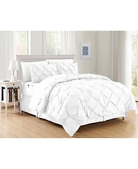 Elegant Comfort Pintuck 8-Pc. Comforter Set, Twin/Twin Xl