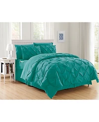 Elegant Comfort Pintuck 8-Pc. Comforter Set, Full/Queen
