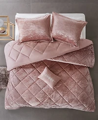 Intelligent Design Felicia Velvet 3-Pc. Comforter Set, Twin/Twin Xl
