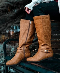 Journee Collection Women's Ivie Knee High Riding Boots