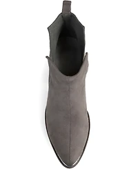 Journee Collection Women's Issla Block Heel Western Booties