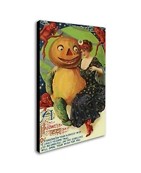 Vintage Apple Collection 'Halloween Red Head Band' Canvas Art - 12" x 19"