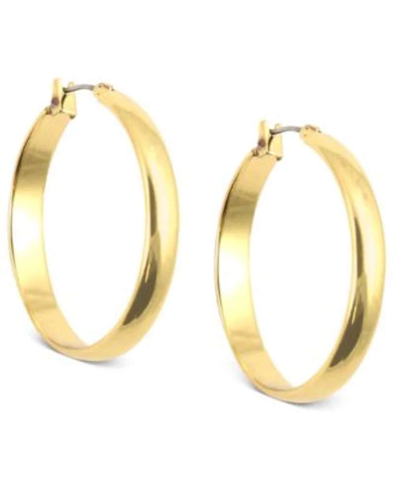 Anne Klein Silver Tone Or Gold Tone Assorted Hoop Earrings Collection