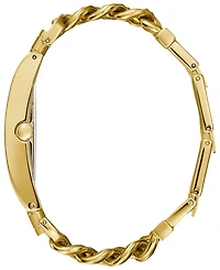 Guess Gold-Tone Stainless Steel Chain Bracelet Watch 39x47mm