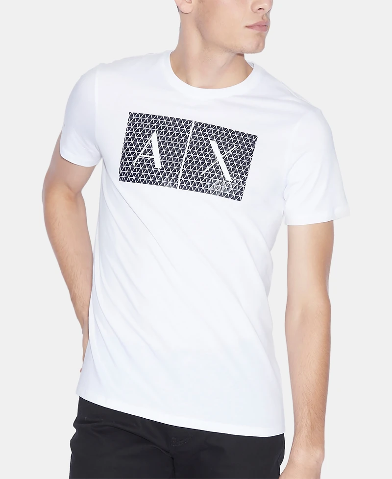 A|X Armani Exchange Men's Foundation Triangulation T-Shirt
