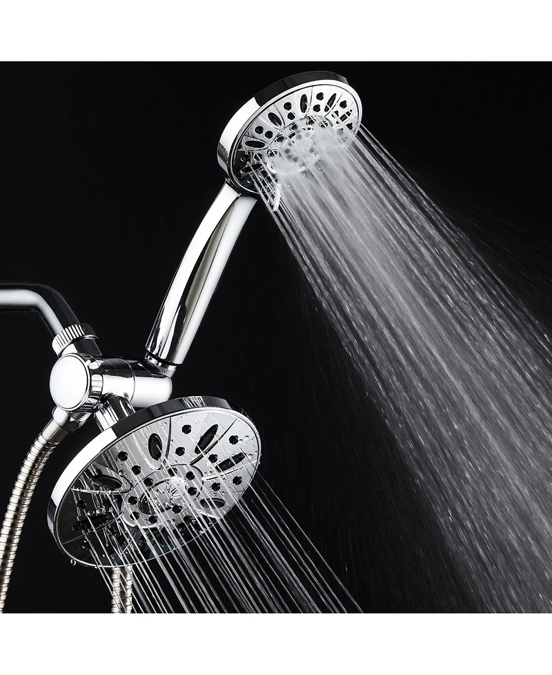 AquaDance High Pressure 3-way Rainfall Combo Shower Head