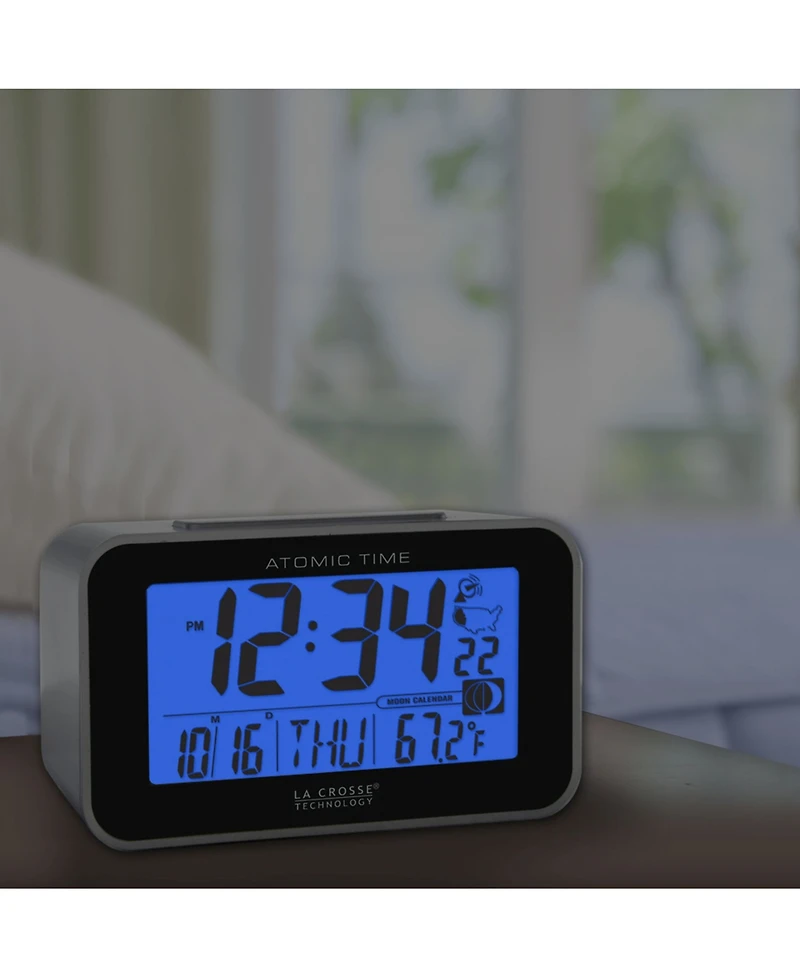 La Crosse Technology Atomic Digital Alarm clock with Temperature