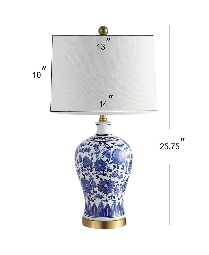 Jonathan Y Jennifer 25.75" Ceramic/Metal Led Table Lamp - Set of 2