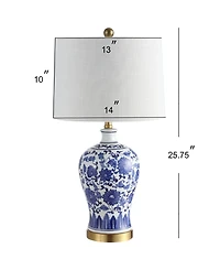 Jonathan Y Jennifer 25.75" Ceramic/Metal Led Table Lamp - Set of 2