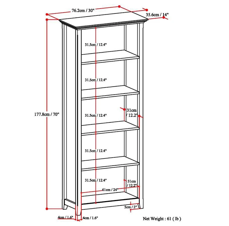 Amherst Bookcase