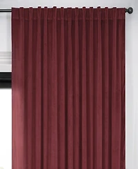 Half Price Drapes Signature Extra Wide Velvet Blackout Curtain