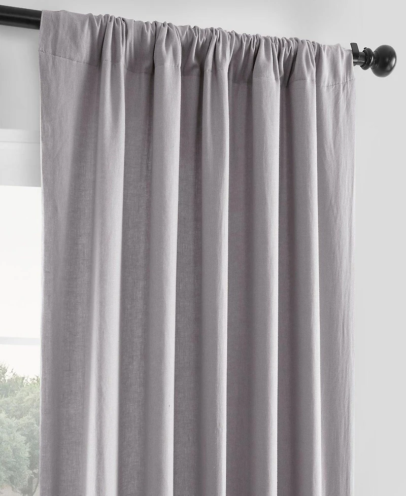 Half Price Drapes French Linen Room Darkening Curtain