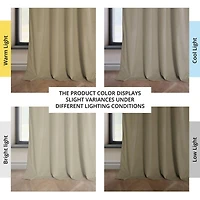 Half Price Drapes Heritage Plush Velvet Room Darkening Curtain