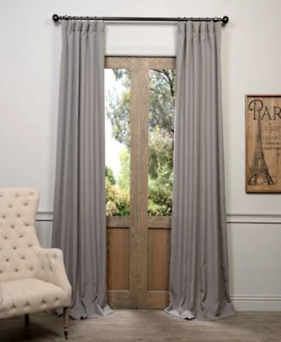 Half Price Drapes Heavy Faux Linen Curtain