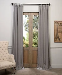 Half Price Drapes Heavy Faux Linen Curtain