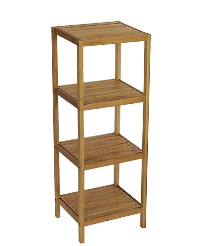 Bamboo Natural Spa 4 Shelf Tower
