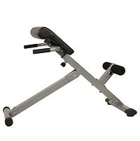 Sunny Health & Fitness 45° Hyperextension Roman Chair Machine, Height Adjustable Home Exercise Sport Bench, Foldable, Sf-BH6629